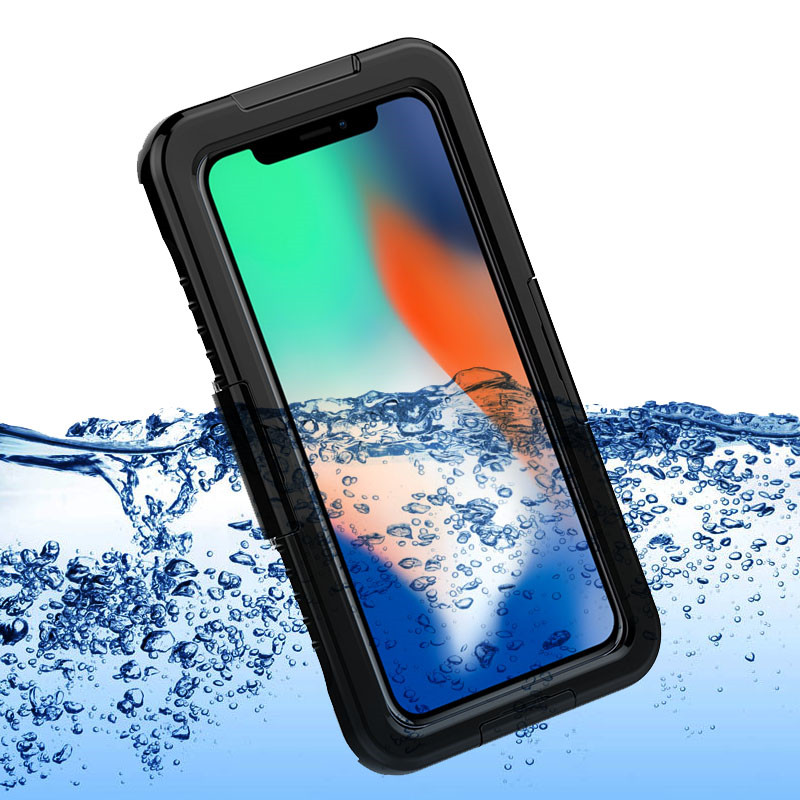 Apple iphone XS Max Etui étanche pour la natation (Noir)